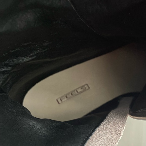 NEW The Feels Company Slip Sk8 Blocked Heel Bootie Gray Steampunk Witch sz 6.5 - Picture 8 of 8